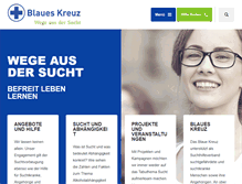 Tablet Screenshot of blaues-kreuz.de